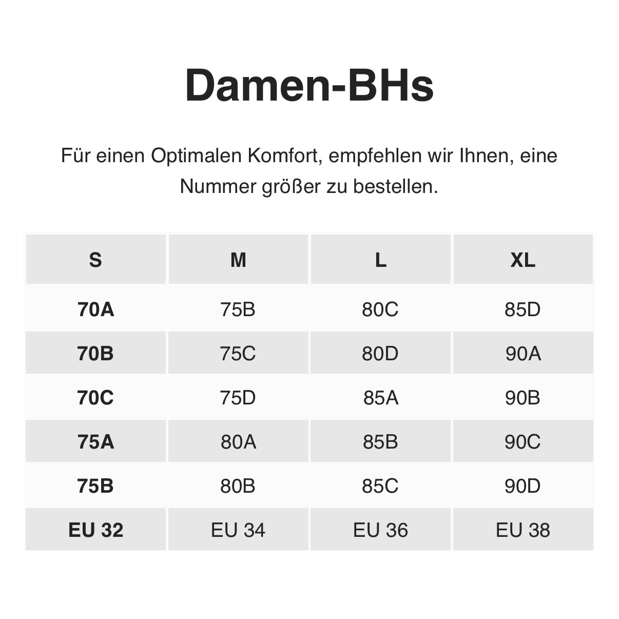 Komfort - BH Naht und Bügellos - Lounora